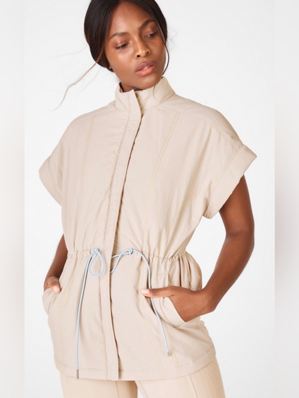 Fabletics Riley Woven Trapunto Vest